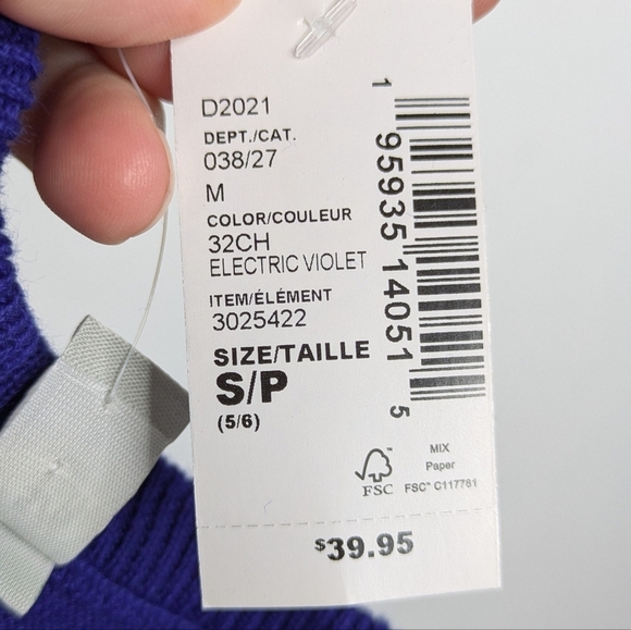 NWT Children's Place Blue Rainbow Striped Sequin Heart Sweater Dress 5/6 - Picture 6 of 7